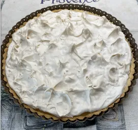 Tarte mit Baiserhaube